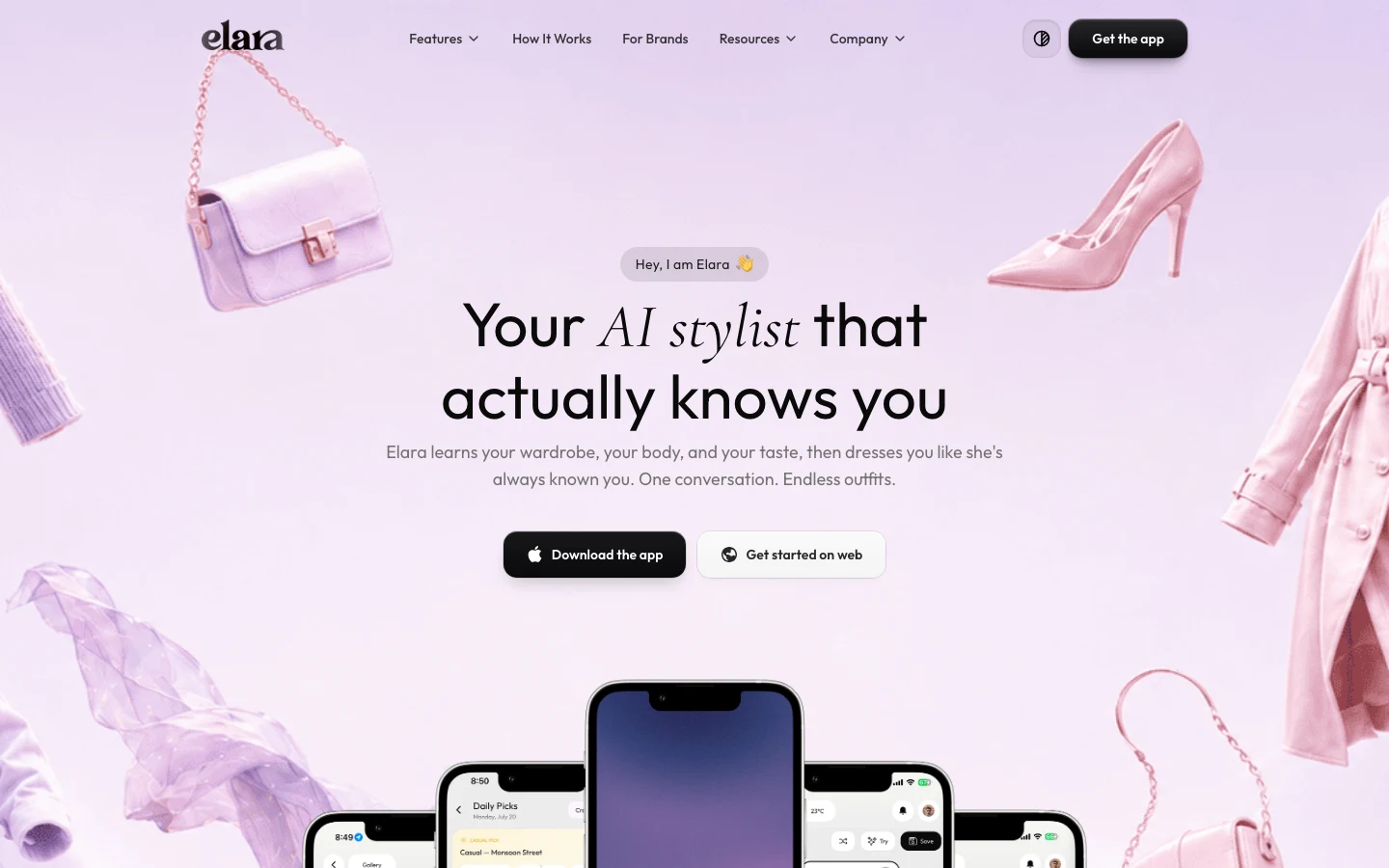 Joinelara homepage captured during its ColdVisit audit